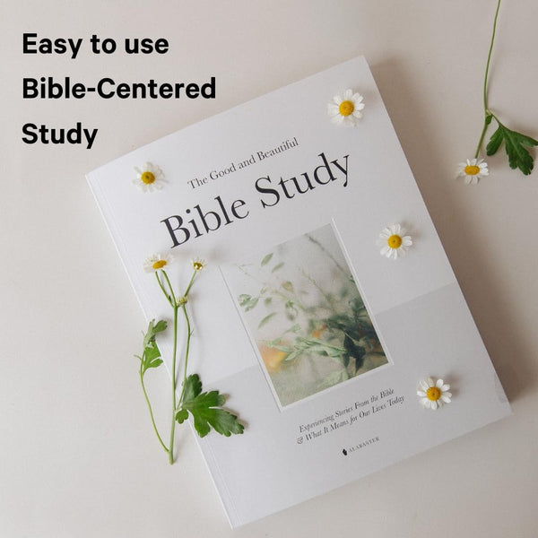 Alabaster Co. - The Good and Beautiful Bible Study Kit: Pastel Highlighters, Gel Ink Pen, Brass Bookmark