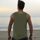 Weiyuqi Christian Tank Top for Men Jesus Cross Shirts Believe Printed Faith Sleeveless Graphic Tee Workout Muscle Shirt