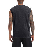 Christian Faith Tank Top for Men Jesus Positive Graphic Shirt Vintage Acid Wash Sleeveless Tee Workout Muscle Tshirt