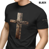 He is Risen Jesus Shirts for Men, Mens Christian Bible Shirts 2
