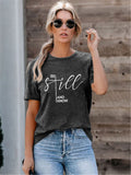 ASTANFY Christian Shirt Women Be Still and Know T-Shirt Inspirational Easter Jesus Short Sleeve Casual Tee Tops