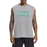 Christian Faith Tank Top for Men Jesus Positive Graphic Shirt Vintage Acid Wash Sleeveless Tee Workout Muscle Tshirt