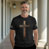 Believe Shirt, Jesus Shirts for Men, Christian Shirts for Men, Cross Shirt, Christian Tshirts 1