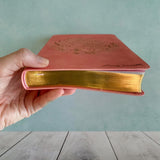 CSB Bible, Pink, Hand Lettered and Engraved, Custom Name Engraving - She is Clothed With Dignity
