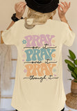 Christian Shirts for Women Oversized Jesus Faith Pray T Shirts Religious Saying Bible Verse Inspirational Tee Tops