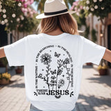 BINTEHGS Christian Jesus Shirts for Women Religious Faith Boho Graphic Tees God Inspirational Bible Verse Tshirts Clothing