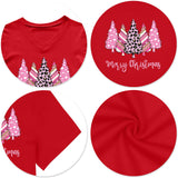 Women Christmas V Neck Shirt: Christmas Tree Tshirt Xmas Buffalo Plaid Shirt Casual Holiday Tee Tops