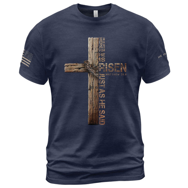 He is Risen Jesus Shirts for Men, Mens Christian Bible Shirts 2