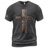 He is Risen Jesus Shirts for Men, Mens Christian Bible Shirts 2