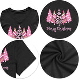 Women Christmas V Neck Shirt: Christmas Tree Tshirt Xmas Buffalo Plaid Shirt Casual Holiday Tee Tops