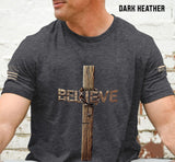 Believe Shirt, Jesus Shirts for Men, Christian Shirts for Men, Cross Shirt, Christian Tshirts 1