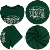 Women Christmas V Neck Shirt: Christmas Tree Tshirt Xmas Buffalo Plaid Shirt Casual Holiday Tee Tops