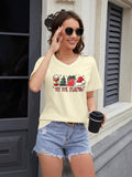 Women Christmas V Neck Shirt: Christmas Tree Tshirt Xmas Buffalo Plaid Shirt Casual Holiday Tee Tops