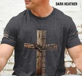 He is Risen Jesus Shirts for Men, Mens Christian Bible Shirts 2