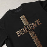 Believe Shirt, Jesus Shirts for Men, Christian Shirts for Men, Cross Shirt, Christian Tshirts 1