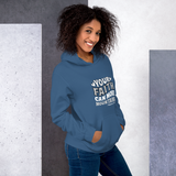 The Christian Store – Women’s Blue Hoodie “Your Faith Can Move Mountains” | Inspirational Christian Sweatshirt