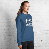 The Christian Store – Women’s Blue Hoodie “Your Faith Can Move Mountains” | Inspirational Christian Sweatshirt