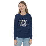The Christian Store – Youth Long Sleeve Tee “Walk by Faith” 